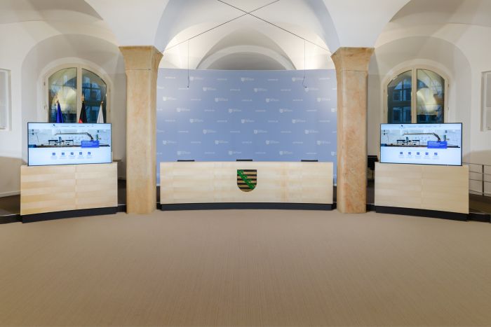 Vorschaubild der Referenz „Staatskanzlei Dresden - Bürger- und Mediazentrum“ – Dreßler Ingenieure